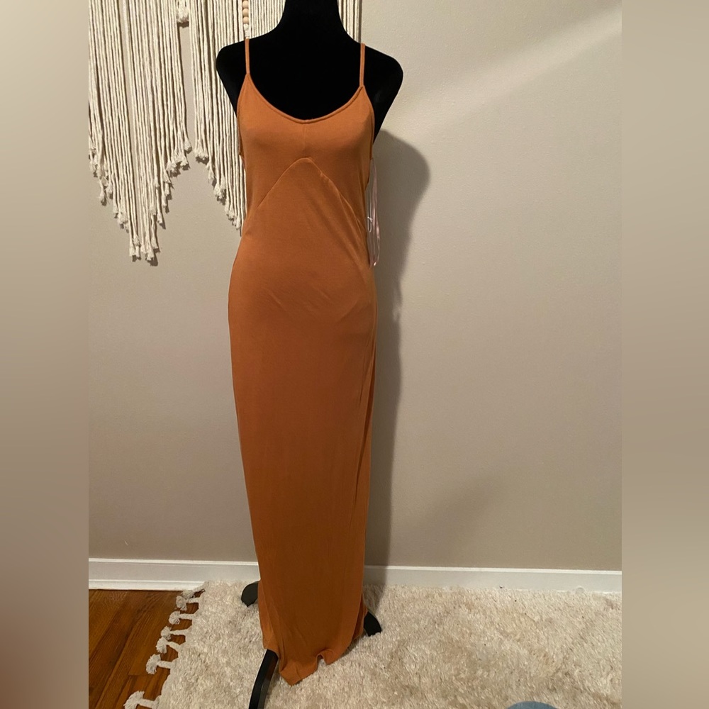 Orange Maxi Dress